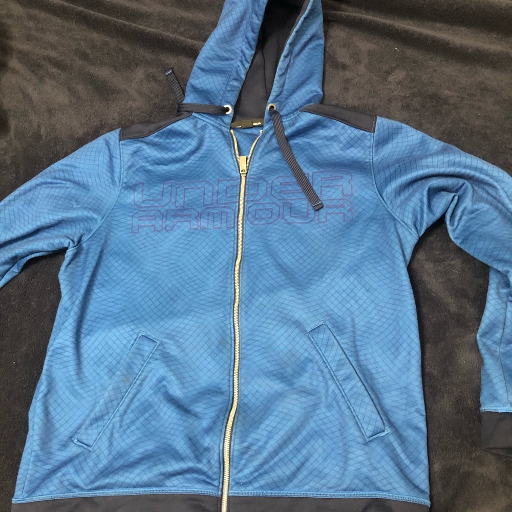 Under armour zip up sweatshirt
